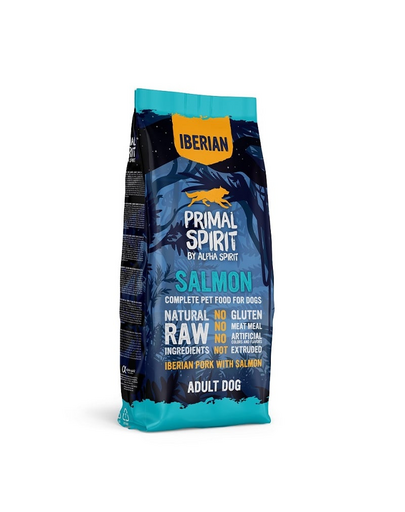 PRIMAL SPIRIT Iberian Adult Salmon 12kg z łososiem dla dorosłych psów