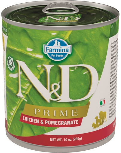FARMINA N&D Prime - Hrană umedă cu pui și rodie 285 g