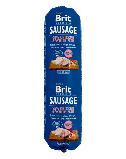BRIT Sausage Chicken &amp;amp; White Fish 800 g