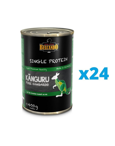 BELCANDO Single Protein Kangur 24x400 g mokra karma dla psa