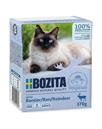 BOZITA Kawałeczki w sosie z reniferem 16x370 g