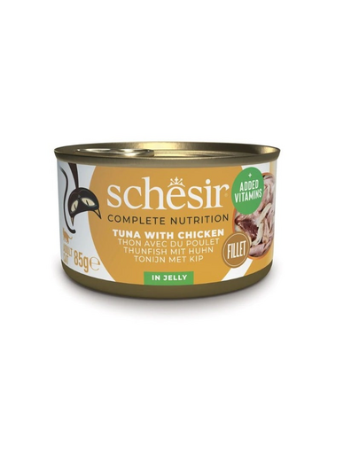 SCHESIR Ton cu fileuri de pui în aspic 85 g