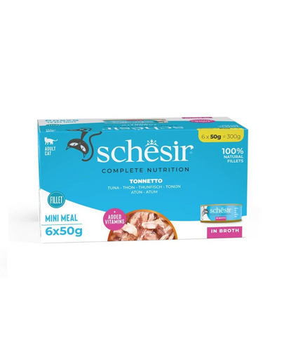 SCHESIR Ton în sos propriu 50 g X6
