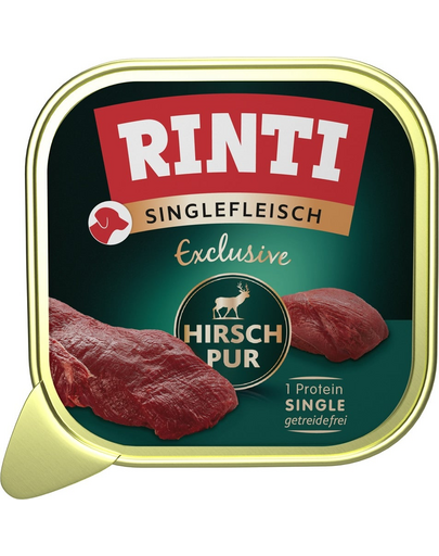 RINTI Singlefleisch Pure 150g hrană monoproteică cu vânat