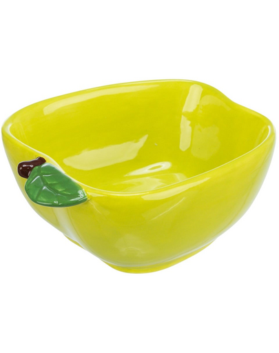 TRIXIE Bol ceramic rozătoare, formă măr 180 ml