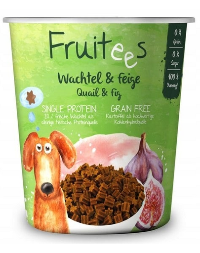 BOSCH Fruitees recompense câini prepeliță și smochine 200g