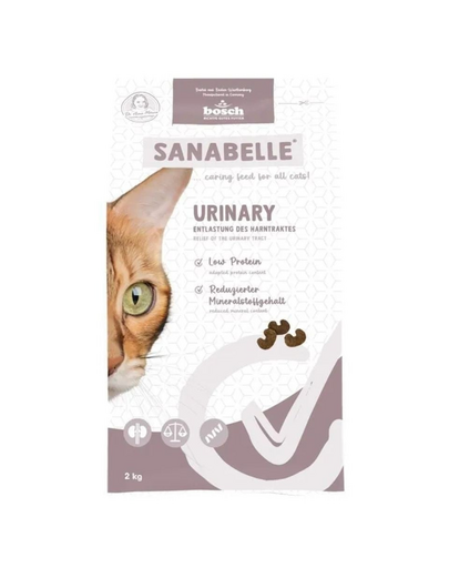 SANABELLE Urinary hrană pentru pisici cu sistem urinar sensibil, 2 kg