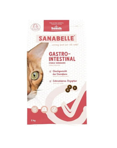 SANABELLE Gastrointestinal 8 kg, hrană pentru pisici cu probleme intestinale