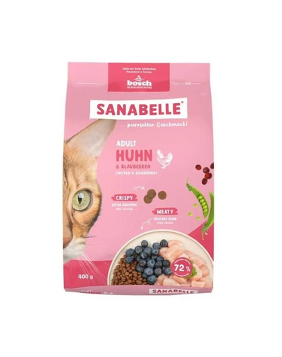 SANABELLE Adult 400 g hrană cu pui pentru pisici adulte