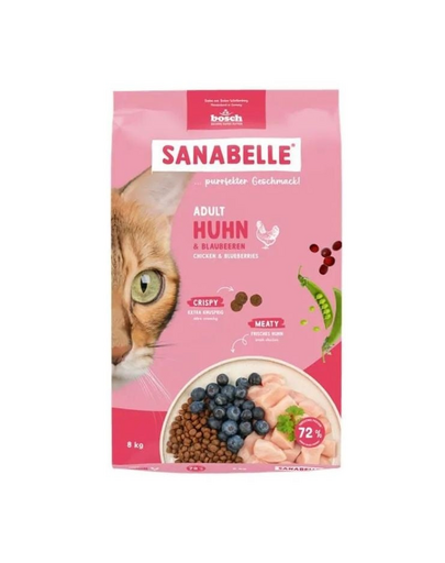 SANABELLE Adult 8 kg hrană cu pui pentru pisici adulte