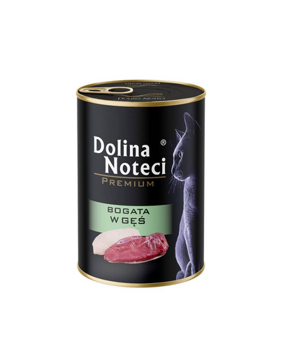 DOLINA NOTECI Premium Bogată în gâscă hrană pisici adulte 400 g