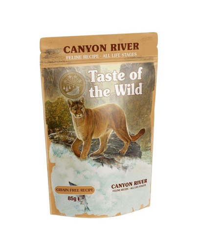 TASTE OF THE WILD Canyon River păstrăv 85 g hrană pisici