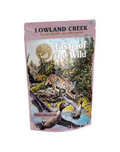 TASTE OF THE WILD Lowland Creek 85 g hrană umedă pisici, curcan