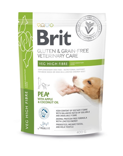 BRIT Veg High Fibre 400g hrană vegetariană câini
