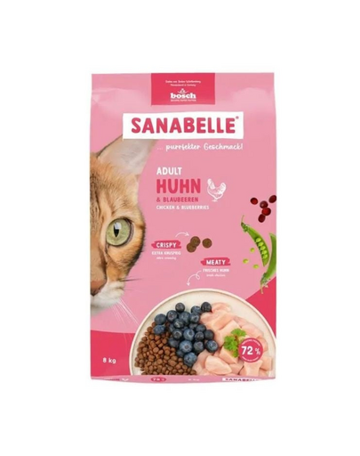 SANABELLE Adult 8 kg hrană cu pui pentru pisici adulte