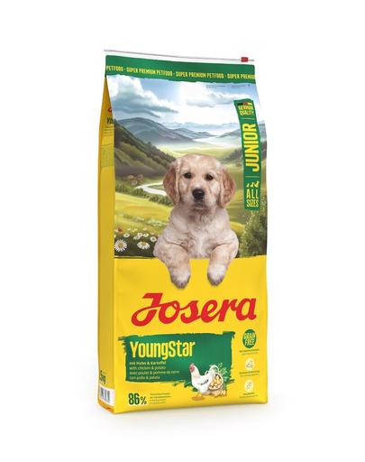 JOSERA YoungStar 12,5 kg hrană căței și câini tineri, fără cereale