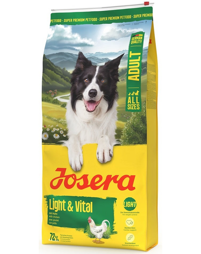 JOSERA Light & Vital 12,5 kg hrană controlul greutății câini adulți