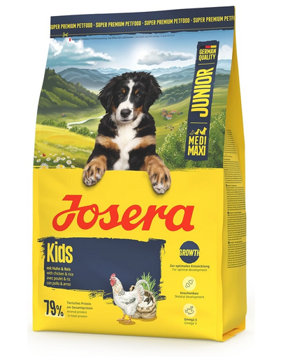 JOSERA Junior Kids 3kg hrană câini tineri rase medii și mari