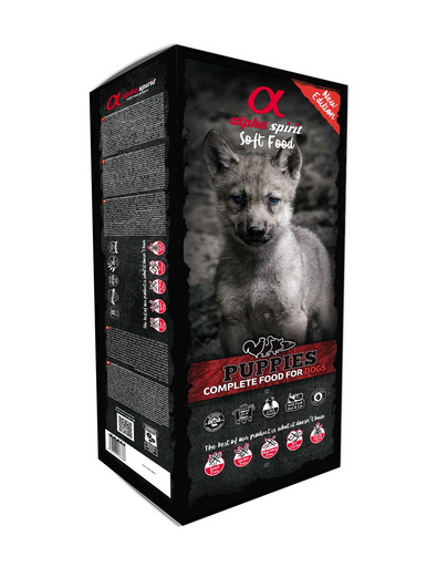 ALPHA SPIRIT Hrana uscata si moale pentru catelusi 9 kg