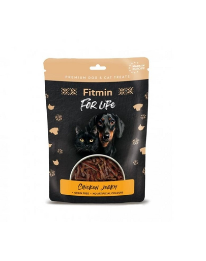 FITMIN For Life Jerky pui uscat pentru câini și pisici 70 g
