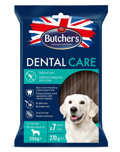 BUTCHER\'S Dental Care Recompense pentru caini de talie mare 270g