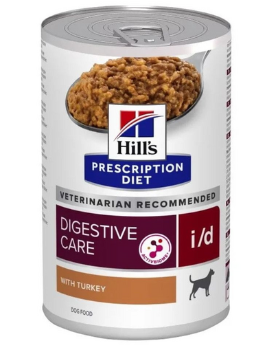 HILL\'S Prescription Diet Canine i/d 360g hrana caini afectiuni digestive, curcan si orez