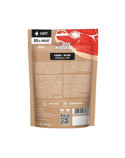 Kąski Wołowina przysmak dla psa 100 g