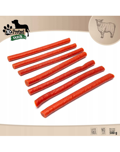 MR. PRETZEL batoane pentru câini, cu miel 500 g