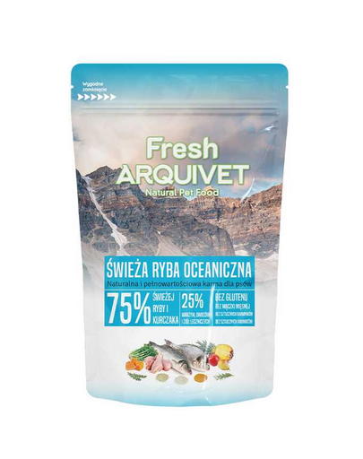 ARQUIVET Fresh hrană semi-umedă câini 100 g cu pește oceanic