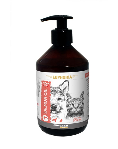 BIOFEED EUPHORIA Ulei somon 500 ml pentru câini și pisici