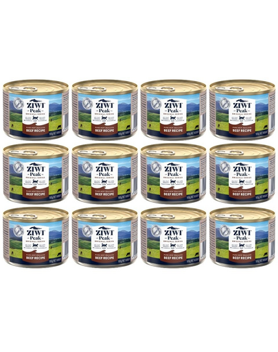 ZIWIPEAK Cat Beef Wołowina 12 x 185 g