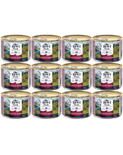 ZIWIPEAK Cat Venison Dziczyzna 12 x 185 g