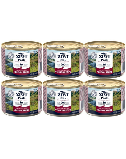 ZIWIPEAK Cat Venison Dziczyzna 6x185 g