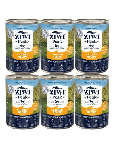 ZIWIPEAK Dog Chicken set hrana caini 6x390 g cu pui