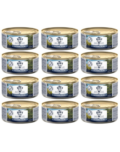 ZIWIPEAK Cat Mackerel Makrela 12 x 85 g