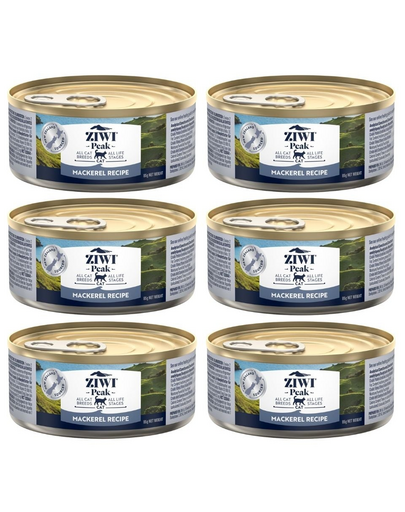 ZIWIPEAK Cat Mackerel Makrela 6x85 g