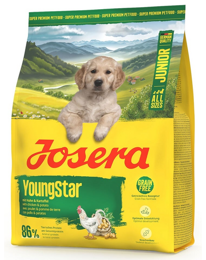 JOSERA YoungStar 900g hrană căței, fără cereale