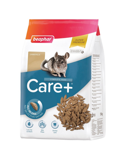Care+ Chinchilla Pokarm Dla Szynszyli 1,5 kg