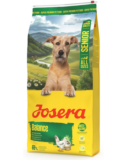JOSERA Senior Balance 12,5kg hrană câini în vârstă, conținut scăzut grăsimi