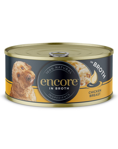 ENCORE Dog Chicken Breast in Broth piept de pui în bulion 156 g