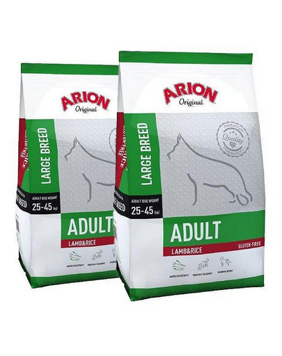 ARION Original adult large breed Lamb & rice 24 kg (2 x 12 kg)