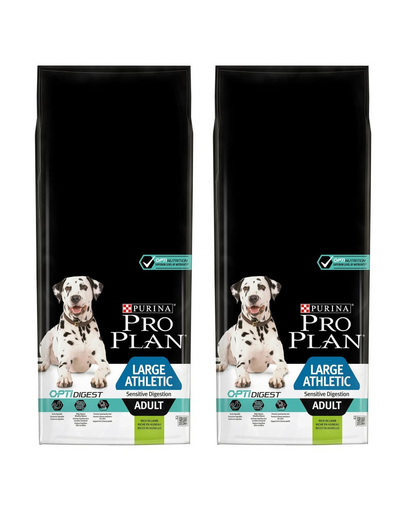 PURINA PRO PLAN Large athletic adult sensitive digestion OptiDigest jagnięcina 28 kg (2 x 14 kg)