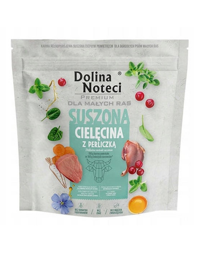 Premium Cielęcina z perliczką karma suszona dla psów małych ras 1 kg