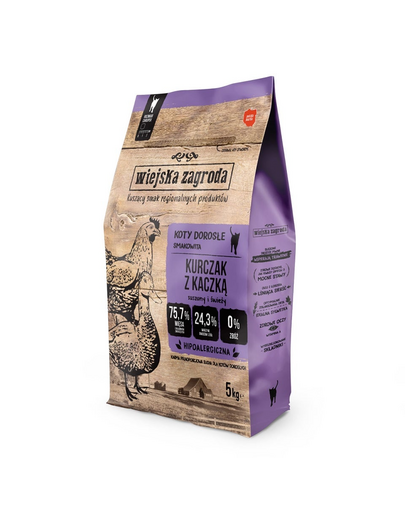 Kurczak z kaczką dla kota 5kg