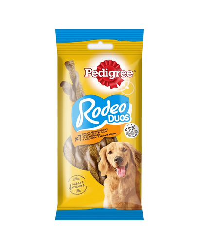 PEDIGREE Rodeo Duos 123g Batoane caine, cu pui si bacon