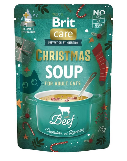 BRIT Care Cat Christmas Soup Beef 75g supă festivă cu vită pentru pisici