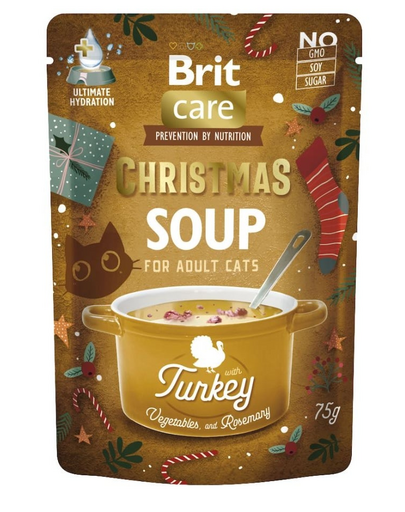 BRIT Care Cat Christmas Soup Turkey 75g supă pentru pisici