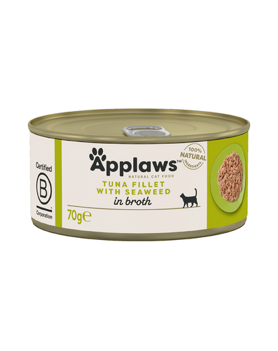 APPLAWS Cat Adult Tuna with Seaweed in Broth tuńczyk z wodorostami w bulionie 70 g
