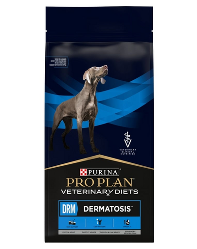 PURINA PRO PLAN Veterinary Diets Canine Dermatosis 12 kg hrană câini cu probleme dermatologice
