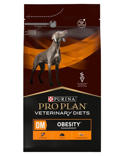 PURINA PRO PLAN Veterinary Diets Canine OM Obesity Management 3 kg hrană câini supraponderali